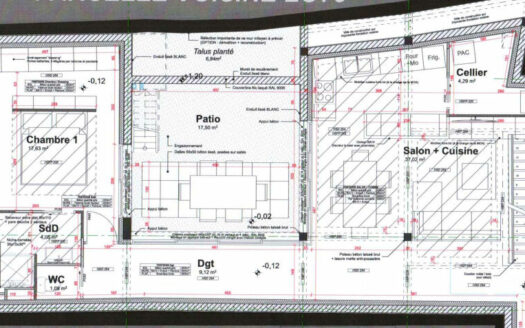 A vendre Rouen Hôtel de Ville – terrain avec permis de construire
