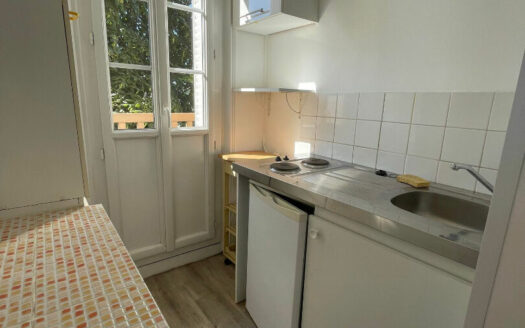 Location studio lumineux  27,76 m² avec balcon sud et parking sécurisé dans maison bourgeoise