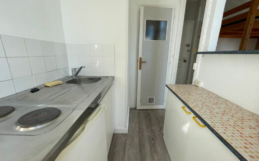 Location studio lumineux  27,76 m² avec balcon sud et parking sécurisé dans maison bourgeoise