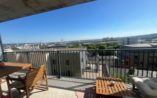 A louer – F4 de 85m² ROUEN OUEST, parking, terrasse (76000)