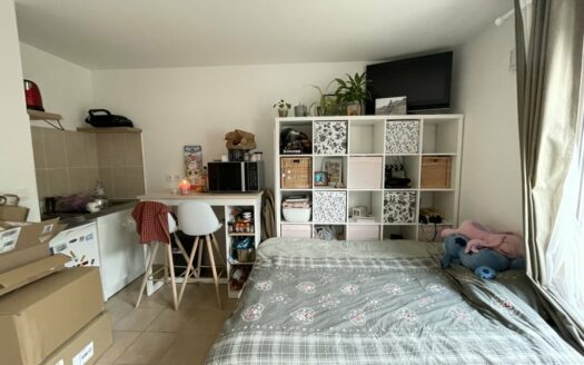Studio de 22.5m² – Rouen (Gare) – Parking – terrasse