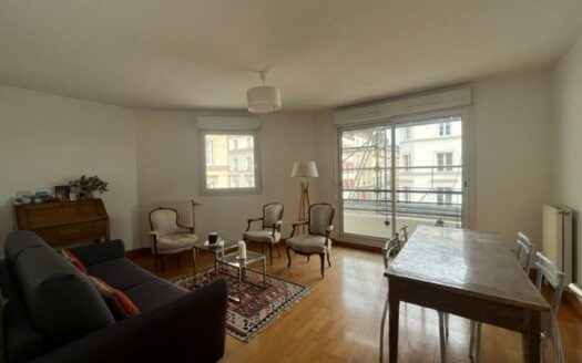 A louer, F2 de 48m², préfecture de Rouen avec parking, cave et balcon