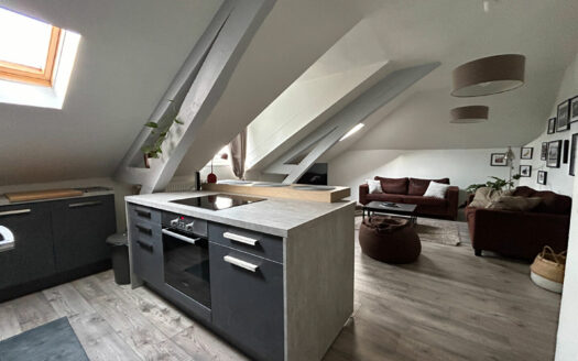 A vendre appartement F3 au 3ème et dernier étage d'un hôtel particulier.