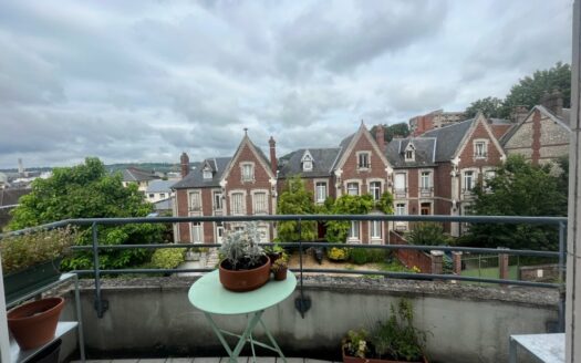 Appartement F2 avec balcon et parking à Rouen Rive Droite - Résidence sécurisée