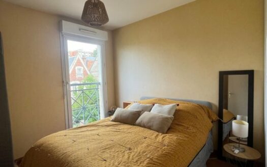 Appartement F2 avec balcon et parking à Rouen Rive Droite - Résidence sécurisée