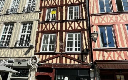 Studio meublé de 23,79m² à Rouen - Quartier Saint-Maclou