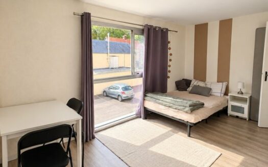 A LOUER - Studio meublé de 24m² avec parking - ROUEN Rive Gauche