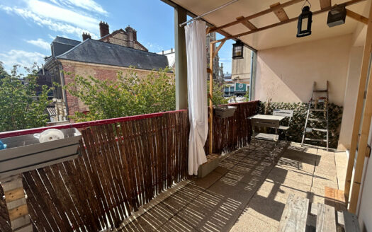 A vendre Rouen Rive Gauche F3 63m²  balcon parking