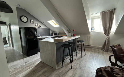 A vendre appartement F3 au 3ème et dernier étage d'un hôtel particulier.